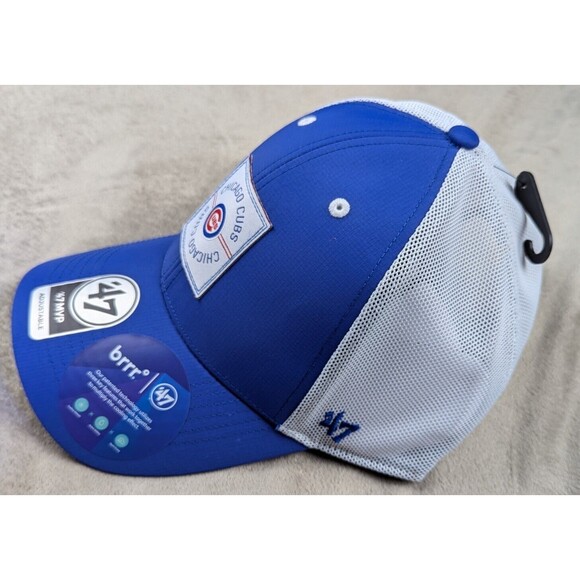 Chicago Cubs '47 MLB  Blue MVP Adjustable Strapback Hat Adjustable White/Blue - Picture 2 of 9